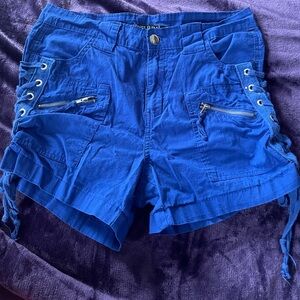 Stylish Helium Blue Women's Shorts